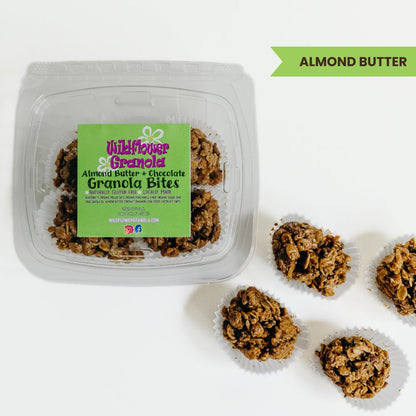 Almond Butter Chocolate Granola Bites - Wildflower Granola