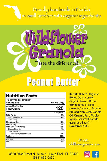 Bulk Peanut Butter - 5lb bag - Wildflower Granola