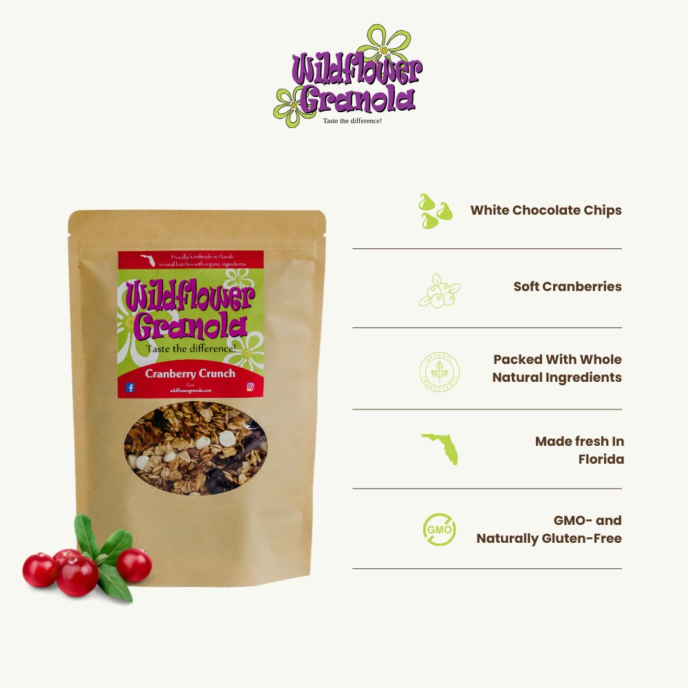 Cranberry Crunch Granola - Wildflower Granola